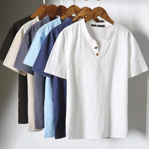 ÁO THUN ĐŨI CỔ TRÒN NAM TS184T