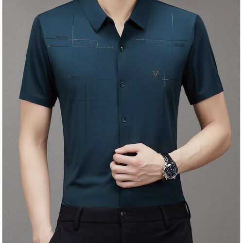 ÁO SƠ MI TAY NGẮN NAM TS147F