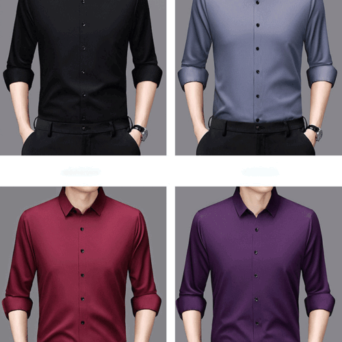 ÁO SƠ MI TAY DÀI CỔ TRỤ CAO CẤP TS249U