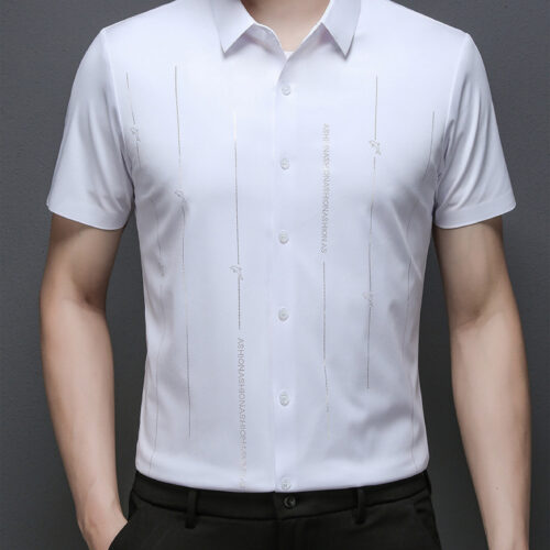 ÁO SƠ MI CỔ BẺ NAM TS150L