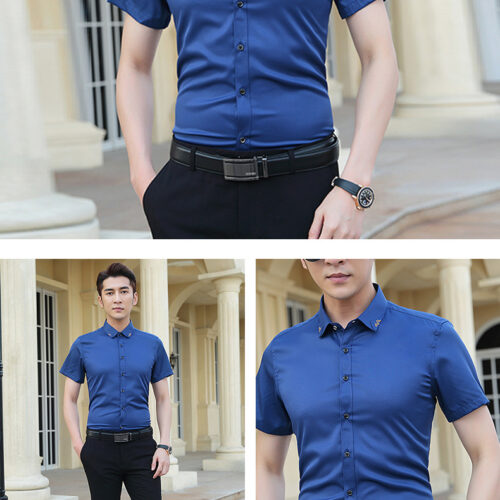 ÁO SƠ MI TAY NGẮN NAM TS006D