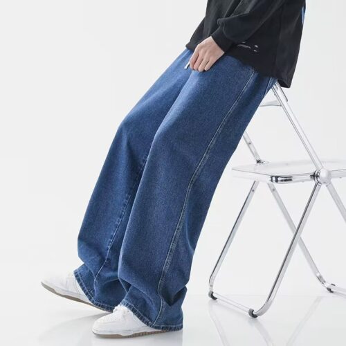 QUẦN DÀI JEANS ỐNG RỘNG NAM TS095P