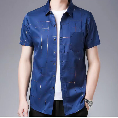 ÁO SƠ MI KATE LỤA NAM TS145B