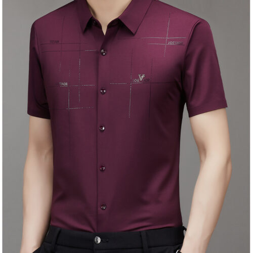 ÁO SƠ MI TAY NGẮN NAM TS147F