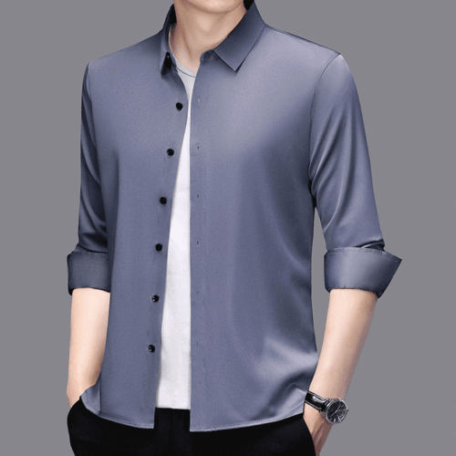 ÁO SƠ MI TAY DÀI CỔ TRỤ CAO CẤP TS249U