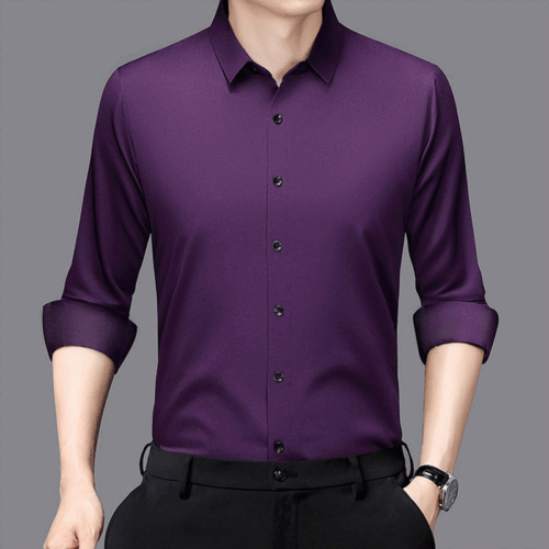 ÁO SƠ MI TAY DÀI CỔ TRỤ CAO CẤP TS249U