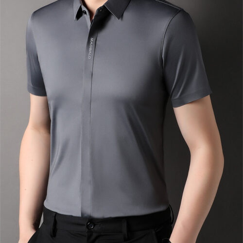 ÁO SƠ MI DẤU NÚT NAM TS151N