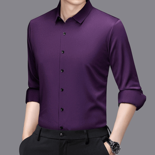 ÁO SƠ MI TAY DÀI CỔ TRỤ CAO CẤP TS249U