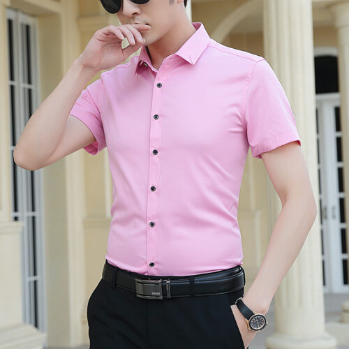 ÁO SƠ MI TAY NGẮN NAM TS006D