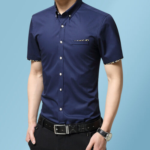 ÁO SƠ MI TAY NGẮN THỜI TRANG NAM TS009L