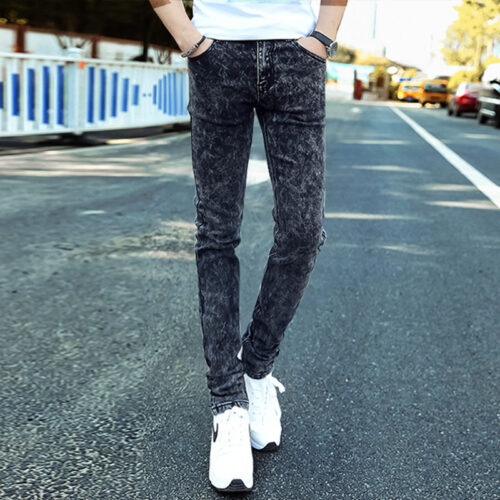 QUẦN DÀI JEANS NAM ỐNG ÔM TS060D