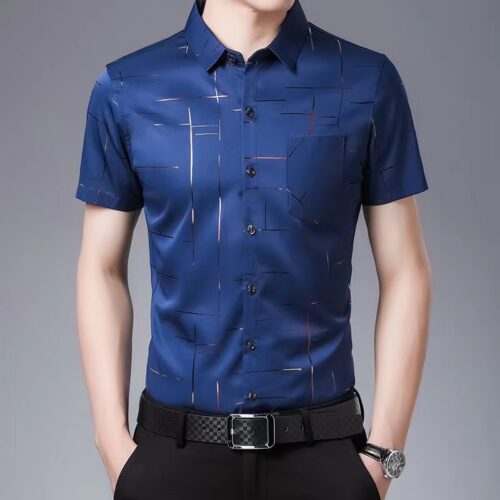 ÁO SƠ MI KATE TAY NGẮN NAM TS116I