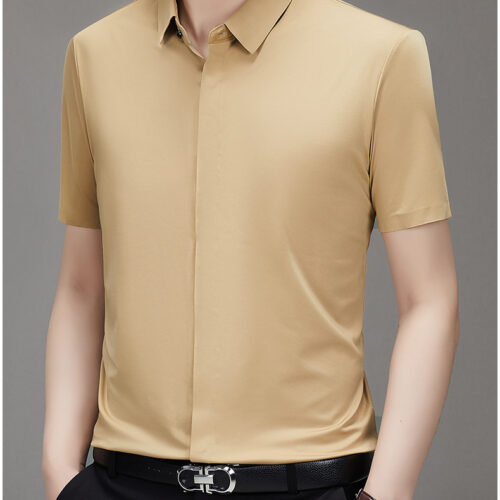ÁO SƠ MI DẤU NÚT TAY NGẮN TS276Q