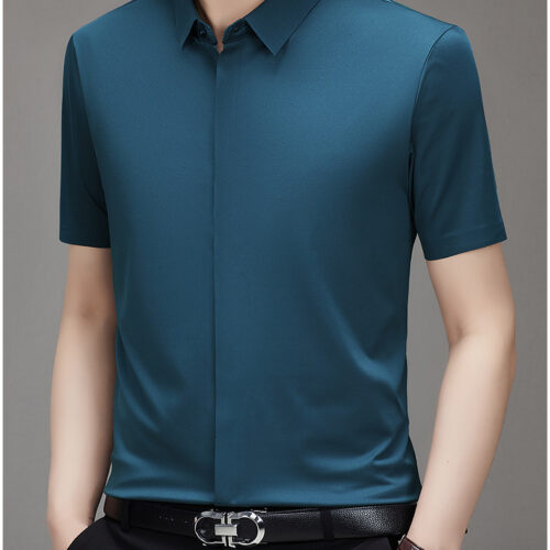 ÁO SƠ MI DẤU NÚT TAY NGẮN TS276Q