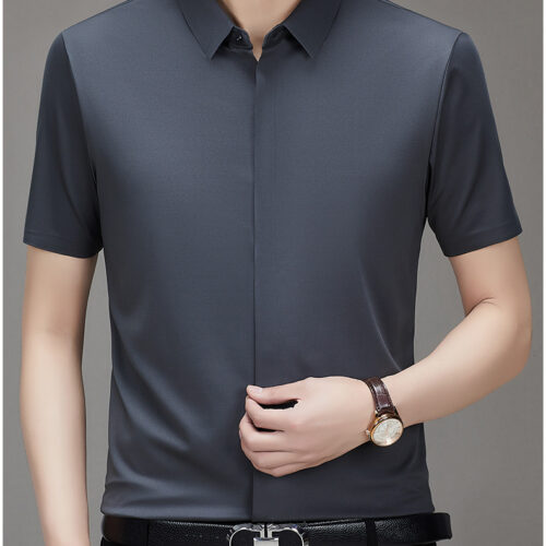 ÁO SƠ MI DẤU NÚT TAY NGẮN TS276Q