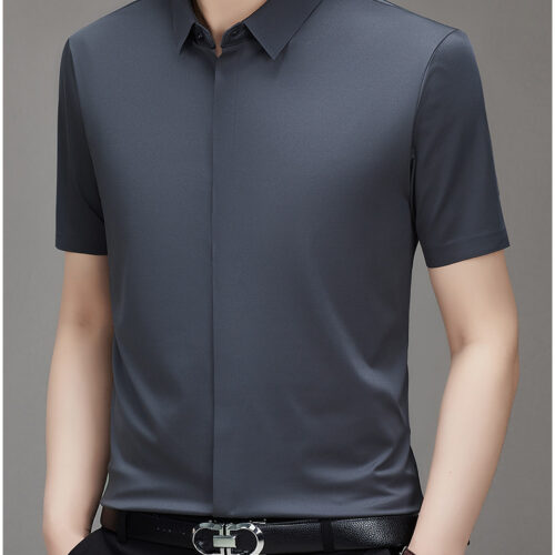 ÁO SƠ MI DẤU NÚT TAY NGẮN TS276Q