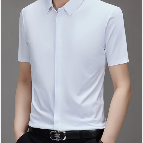 ÁO SƠ MI DẤU NÚT TAY NGẮN TS276Q