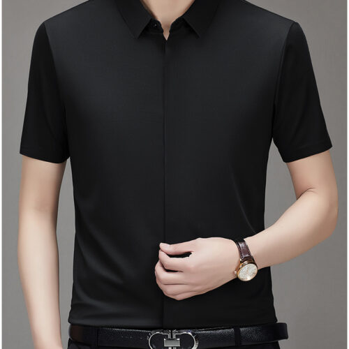 ÁO SƠ MI DẤU NÚT TAY NGẮN TS276Q