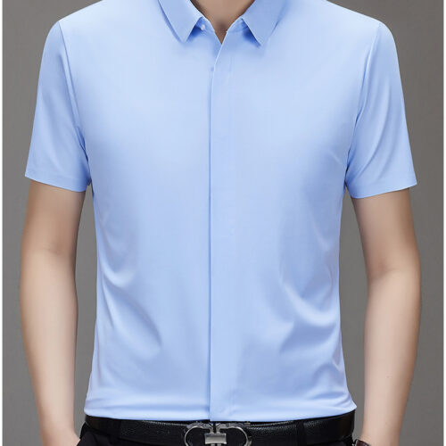 ÁO SƠ MI DẤU NÚT TAY NGẮN TS276Q