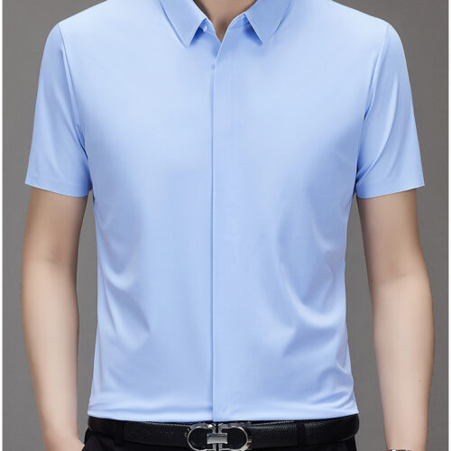 ÁO SƠ MI DẤU NÚT TAY NGẮN TS276Q