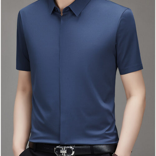ÁO SƠ MI DẤU NÚT TAY NGẮN TS276Q