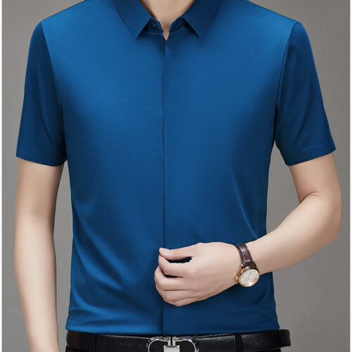 ÁO SƠ MI DẤU NÚT TAY NGẮN TS276Q