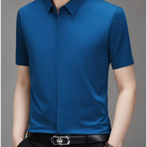 ÁO SƠ MI DẤU NÚT TAY NGẮN TS276Q