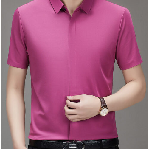 ÁO SƠ MI DẤU NÚT TAY NGẮN TS276Q