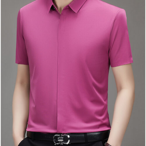 ÁO SƠ MI DẤU NÚT TAY NGẮN TS276Q