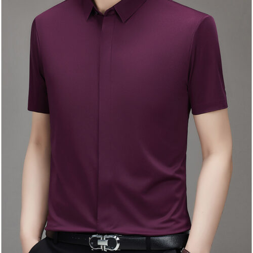 ÁO SƠ MI DẤU NÚT TAY NGẮN TS276Q