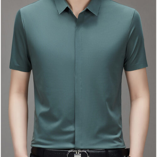ÁO SƠ MI DẤU NÚT TAY NGẮN TS276Q