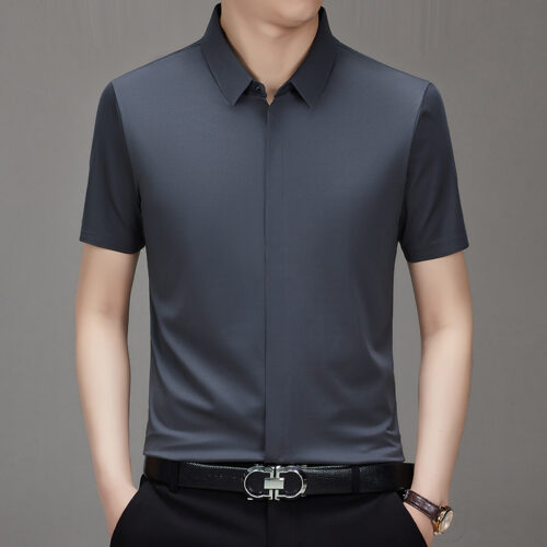 ÁO SƠ MI DẤU NÚT TAY NGẮN TS276Q