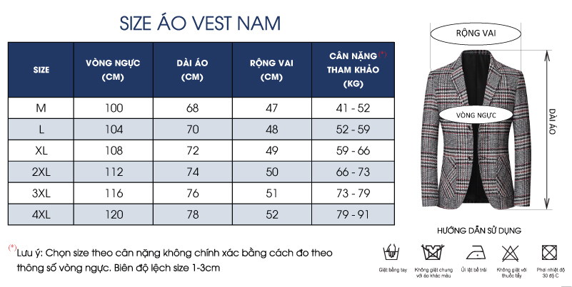 Thông số size