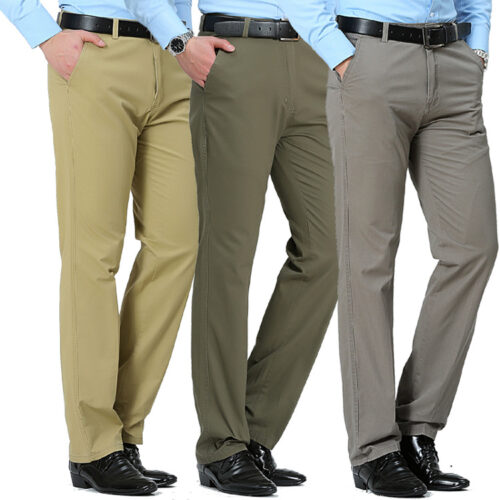 QUẦN DÀI KAKI NAM TRUNG NIÊN TS422-ĐEN