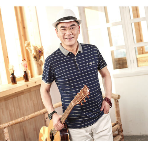 ÁO THUN POLO TRUNG NIÊN NAM TS388-6628 TRẮNG
