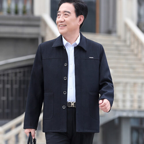 ÁO KHOÁC GIÓ 2 LỚP NAM TRUNG NIÊN TS442B1