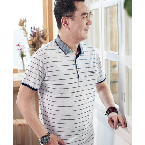 ÁO THUN POLO TRUNG NIÊN NAM TS388-6628 TRẮNG