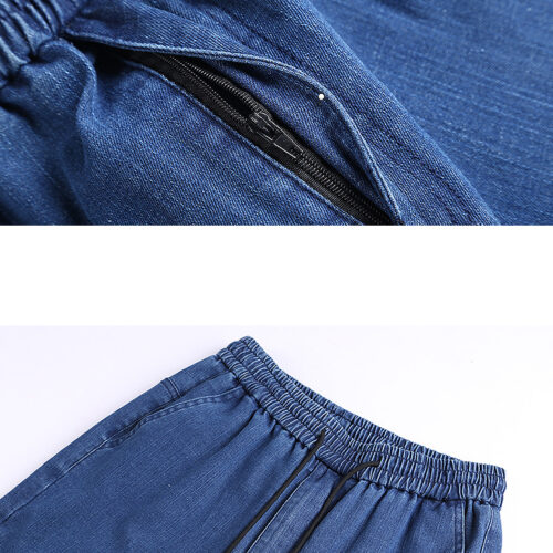 QUẦN DÀI JEANS LƯNG THUN NAM TRUNG NIÊN TS418A