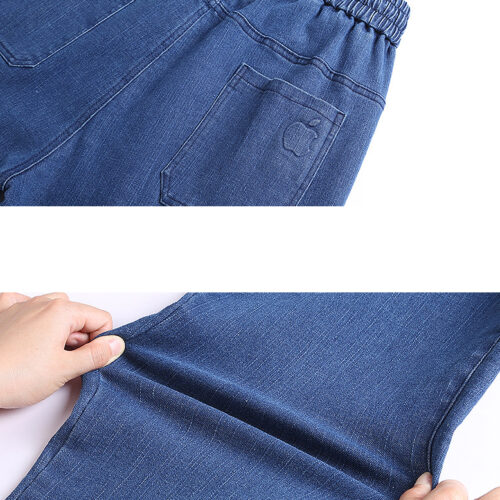 QUẦN DÀI JEANS LƯNG THUN NAM TRUNG NIÊN TS418A
