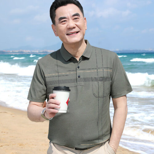 ÁO PHÔNG POLO TRUNG NIÊN NAM TS398-23939-LÁ