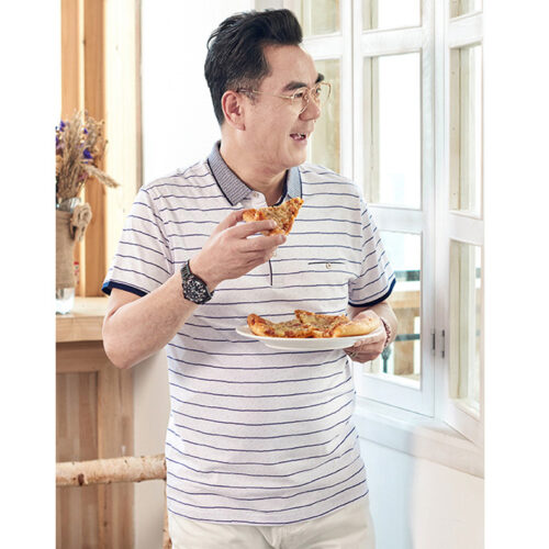 ÁO THUN POLO TRUNG NIÊN NAM TS388-6628 TRẮNG