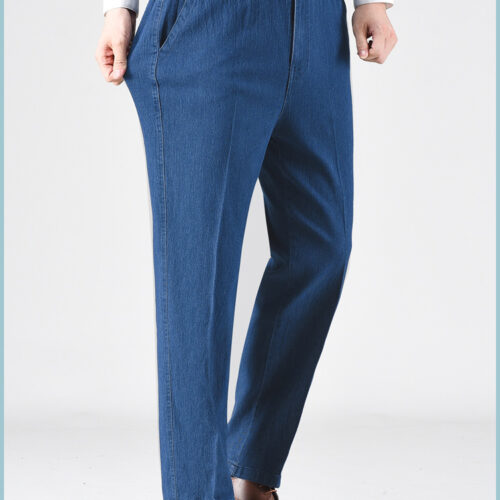 QUẦN DÀI JEANS LƯNG THUN NAM TRUNG NIÊN TS459B