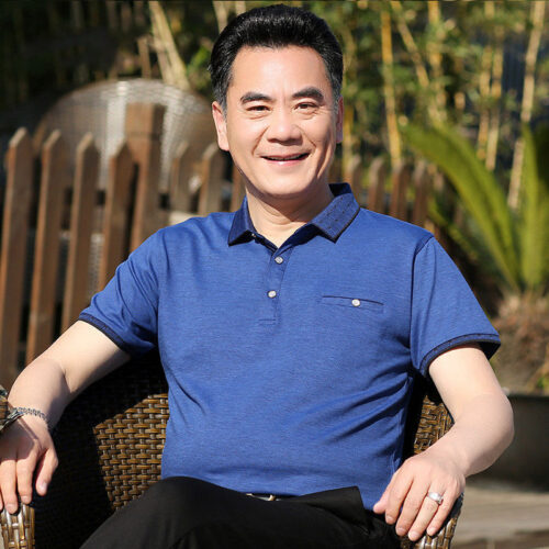 ÁO THUN POLO TRUNG NIÊN NAM TS388-6628 TRẮNG
