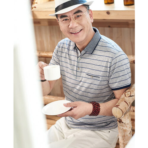 ÁO THUN POLO TRUNG NIÊN NAM TS388-6628 TRẮNG