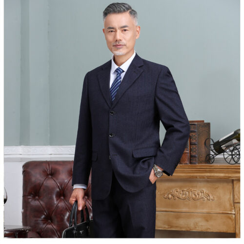 BỘ VEST NAM TRUNG NIÊN KẺ SỌC TS476-582