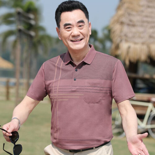 ÁO PHÔNG POLO TRUNG NIÊN NAM TS398-23939-LÁ