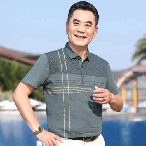 ÁO PHÔNG POLO TRUNG NIÊN NAM TS398-23939-LÁ