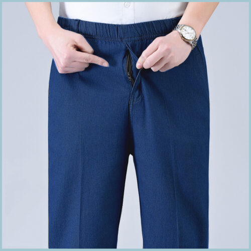 QUẦN DÀI JEANS LƯNG THUN NAM TRUNG NIÊN TS459B