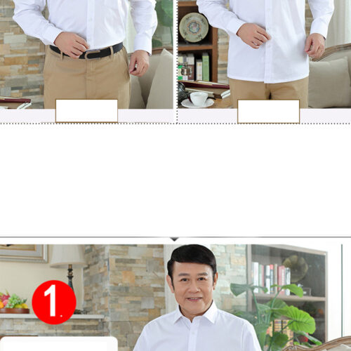 ÁO SƠ MI TAY DÀI NAM U40 U50 U60 TS491-3