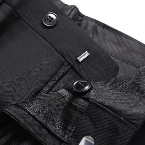 COMBO ÁO VEST GHI LÊ QUẦN TÂY NAM ĐEN